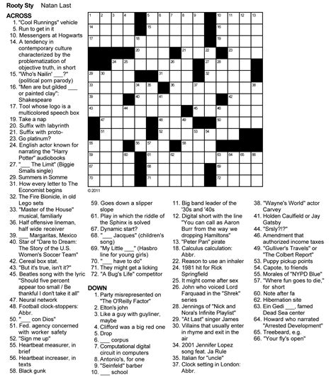 Quick crossword 16596 00 EDT